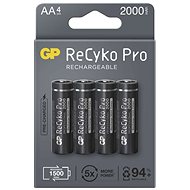Nabíjateľná batéria GP ReCyko Pro Professional AA (HR6), 4 ks