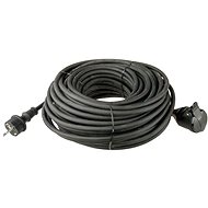 Predlžovací kábel Emos Predlžovací kábel gumový 10 m, 3× 1,5 mm, čierny