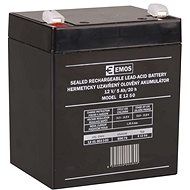 EMOS Bezúdržbový olovený akumulátor 12 V/5 Ah, faston 6,3 mm - Nabíjateľná batéria