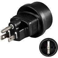 Cestovný adaptér Hama - zásuvkový adaptér do USA, 3-pólový