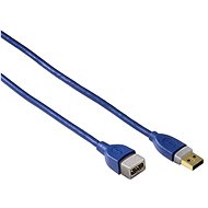 Dátový kábel Hama predlžovací USB 3.0 AA, 1,8 m, modrý - Datový kabel