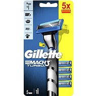GILLETTE Mach3 Turbo + hlavice 5 ks - Holiaci strojček