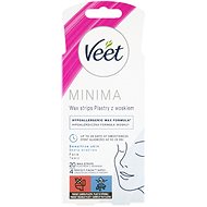 VEET Minima Hypoallergenic Wax Strips Face 20 ks - Depilačné pásiky