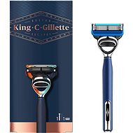 KING C. GILLETTE Blue Chrom razor