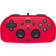 HORI Wired Mini Gamepad červený - PS4