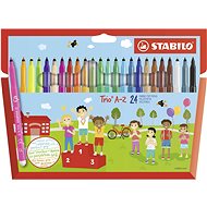 STABILO Trio A-Z 24 farieb - Fixky