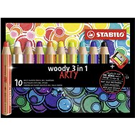 Stabilo Woody Arty 3 in 1 10 farieb - Pastelky
