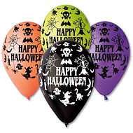 Balóniky pastelové Happy Halloween – mix farieb – 30 cm (5 ks) - Balóny