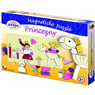 Didaktická hračka Magnetické puzzle Princezné