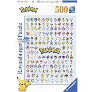 Ravensburger 147816 Prvých 151 Pokémonov 500 dielikov - Puzzle