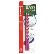 STABILO EASYgraph S R HB, ružová, 2 ks, Blister - Grafitová ceruzka