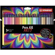 STABILO Pen 68, 30 ks, kartónové puzdro „ARTY“