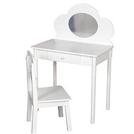 Kosmetický stolek 72,5 x 48,5 x 50 cm s židlí - Detský stolík