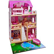 Domček pre bábiky Domček pre bábiky drevený 60 × 30 × 90 cm