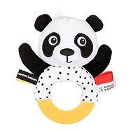Canpol babies Senzorická hračka Panda s hryzadlom a hrkálkou BabiesBoo - Hrkálka