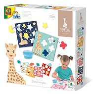 SES Žirafa Sophie – lepenie tvarov - Detské nálepky