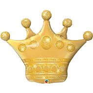 Balón foliový zlatá koruna - 104 cm - princess - rozlučka se svobodou - Balonky