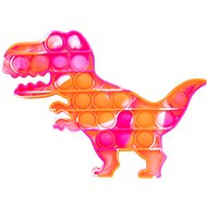 Pop it – dinosaurus oranžovo-ružový - Pop It