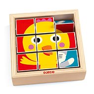 Obracačka Kuriatko - Drevená hračka