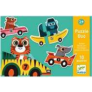 Duo puzzle Pretekárske autá - Puzzle