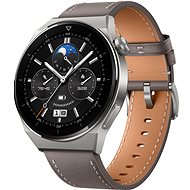 Smart hodinky Huawei Watch GT 3 Pro 46 mm Gray Leather - Chytré hodinky