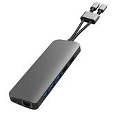 HyperDrive VIPER 10 v 2 USB-C Hub, sivý - Replikátor portov