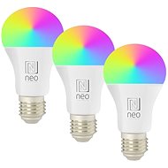 Immax NEO LITE E27 11 W farebná a biela, stmievateľná, WiFi, 3 pack - LED žiarovka