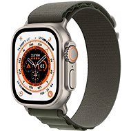 Smart hodinky Apple Watch Ultra 49 mm titánové puzdro so zeleným alpským ťahom – Small