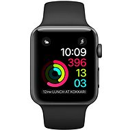 Apple Watch Series 1 42mm Vesmírne šedý hliník s čiernym športovým remienkom