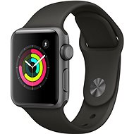 Apple Watch Series 3 38 mm GPS Vesmírne sivý hliník so sivým športovým remienkom