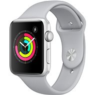 Apple Watch Series 3 42mm GPS Strieborný hliník s hmlovo sivým športovým remienkom