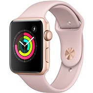 Apple Watch Series 3 42 mm GPS Zlatý hliník s pieskovo ružovým športovým remienkom