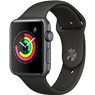 Apple Watch Series 3 42mm GPS Vesmírne sivý hliník so sivým športovým remienkom