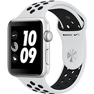 Apple Watch Series 3 Nike+ 42 mm GPS Strieborný hliník s platinovým/sivým športovým remienkom Nike