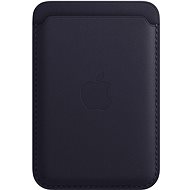 Apple iPhone Kožená peněženka s MagSafe inkoustově fialová - MagSafe peňaženka