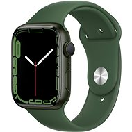 Smart hodinky Apple Watch Series 7 45 mm Zelený hliník s listovo zeleným športovým remienkom