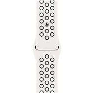 Remienok na hodinky Apple Watch 45 mm snehobielo-čierny športový remienok Nike