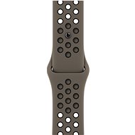 Remienok na hodinky Apple Watch 45 mm olivovosivo-čierny športový remienok Nike