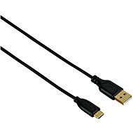 Hama Flexi-Slim USB-C 0.75m čierny