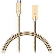 CONNECT IT Wirez Steel Knight Micro USB 1m, metallic gold