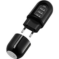 CONNECT IT Power Nomad 3.4A Travel Charger čierna