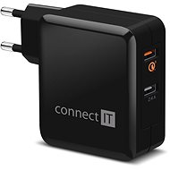 CONNECT IT InWallz QUALCOMM QUICK CHARGE 3.0 čierna