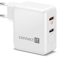 CONNECT IT InWallz QUALCOMM QUICK CHARGE 3.0 biela
