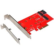 I-TEC PCI-E 2x M.2 Card (PCI-E / SATA)