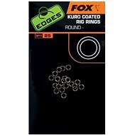 FOX Edges Kuro Coated Rig Rings Veľkosť S 2,5 mm 25 ks - Krúžok