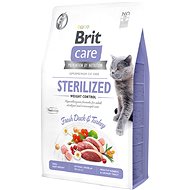 Brit Care Cat Grain-Free Sterilized Weight Control, 2 kg - Granule pre mačky