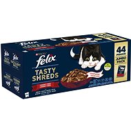 FELIX FANTASTIC Tasty Shreds multipack lahodný výber v šťave 44 × 80 g - Kapsička pre mačky
