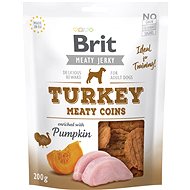 Brit Jerky Turkey Meaty Coins 200 g - Maškrty pre psov