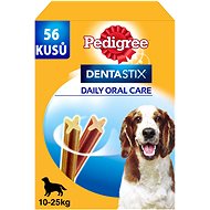Pedigree Dentastix Daily Oral Care dentálne maškrty pre psov stredných plemien 56 ks 1 440 g - Maškrty pre psov