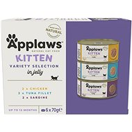 Konzerva pre mačky Applaws konzerva Kitten multipack 6× 70 g